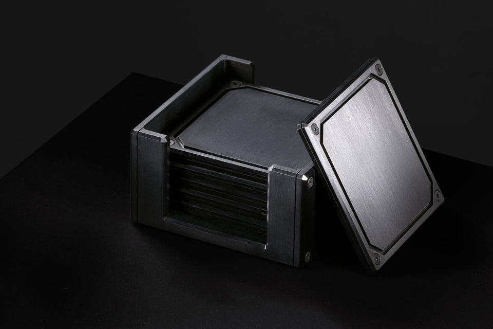 Luxury desk drink coasters
