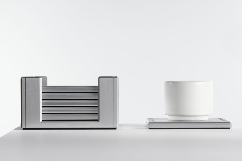 Machine Series - Silver Drink Coaster Set